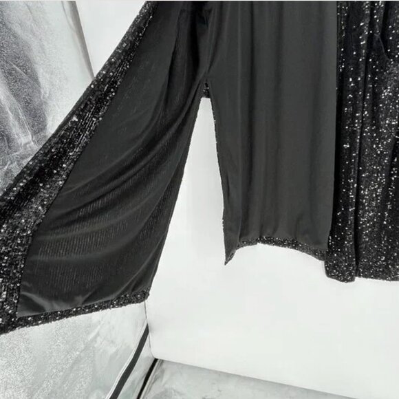 BB Dakota Steve Madden Sequin Duster Jacket M Festival Taylor Swift Concert Vibe - Picture 9 of 13